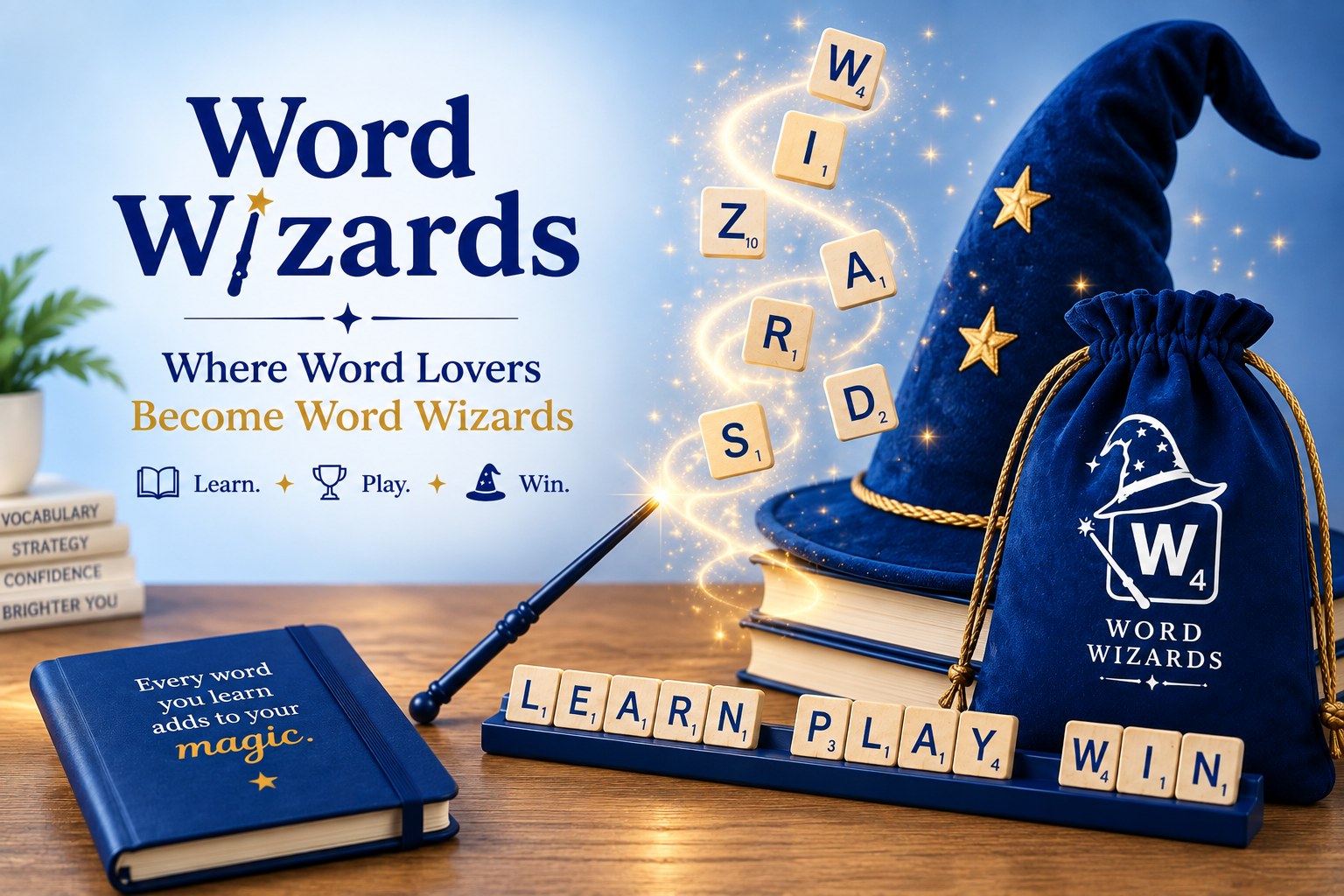 Word Wizards — Where Word Lovers Become Word Wizards. Learn. Play. Win.