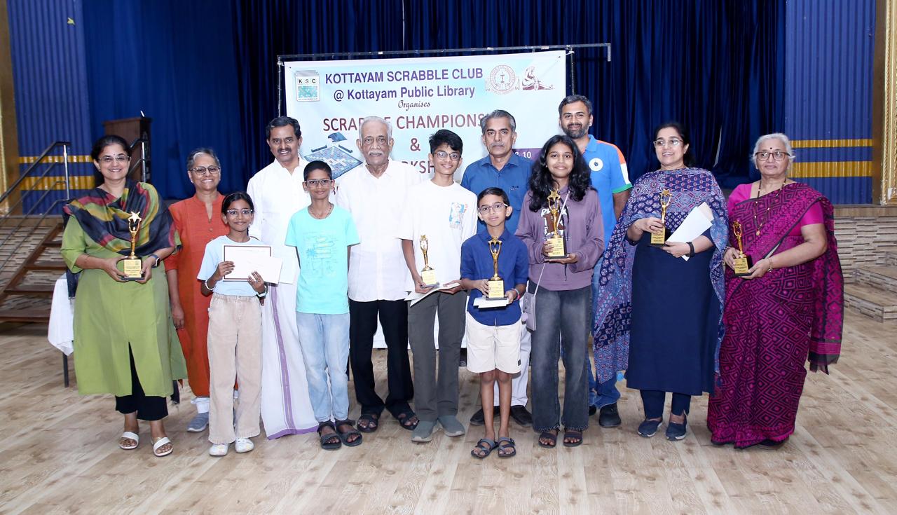 Trophy winners at the Kottayam Championship