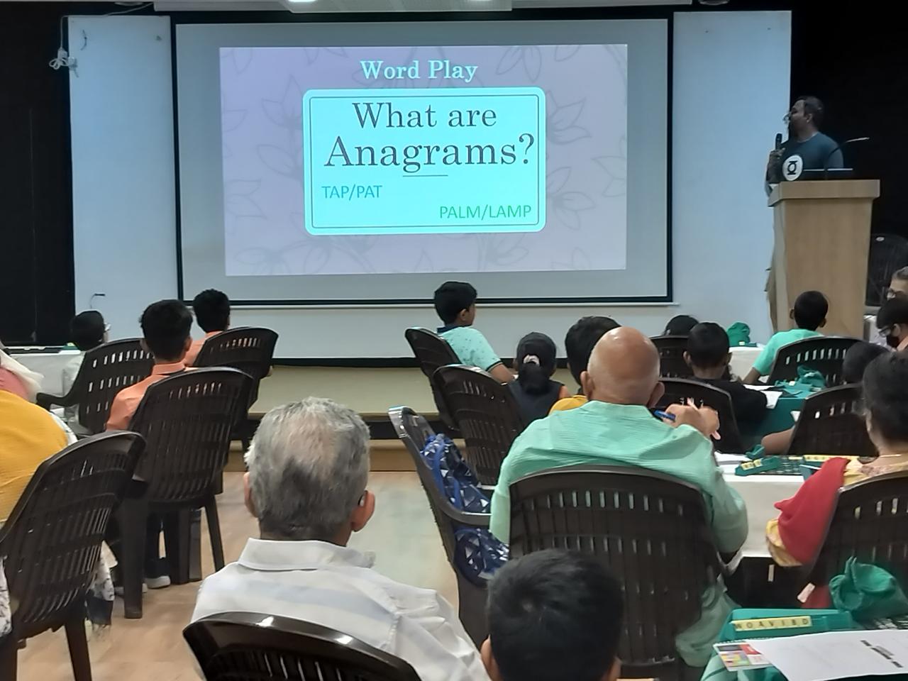 Word Play — teaching anagrams on stage