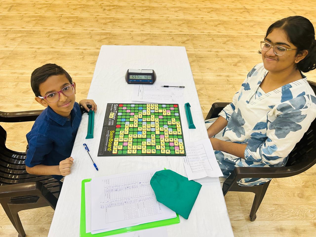 Official boards, clocks and scoresheets