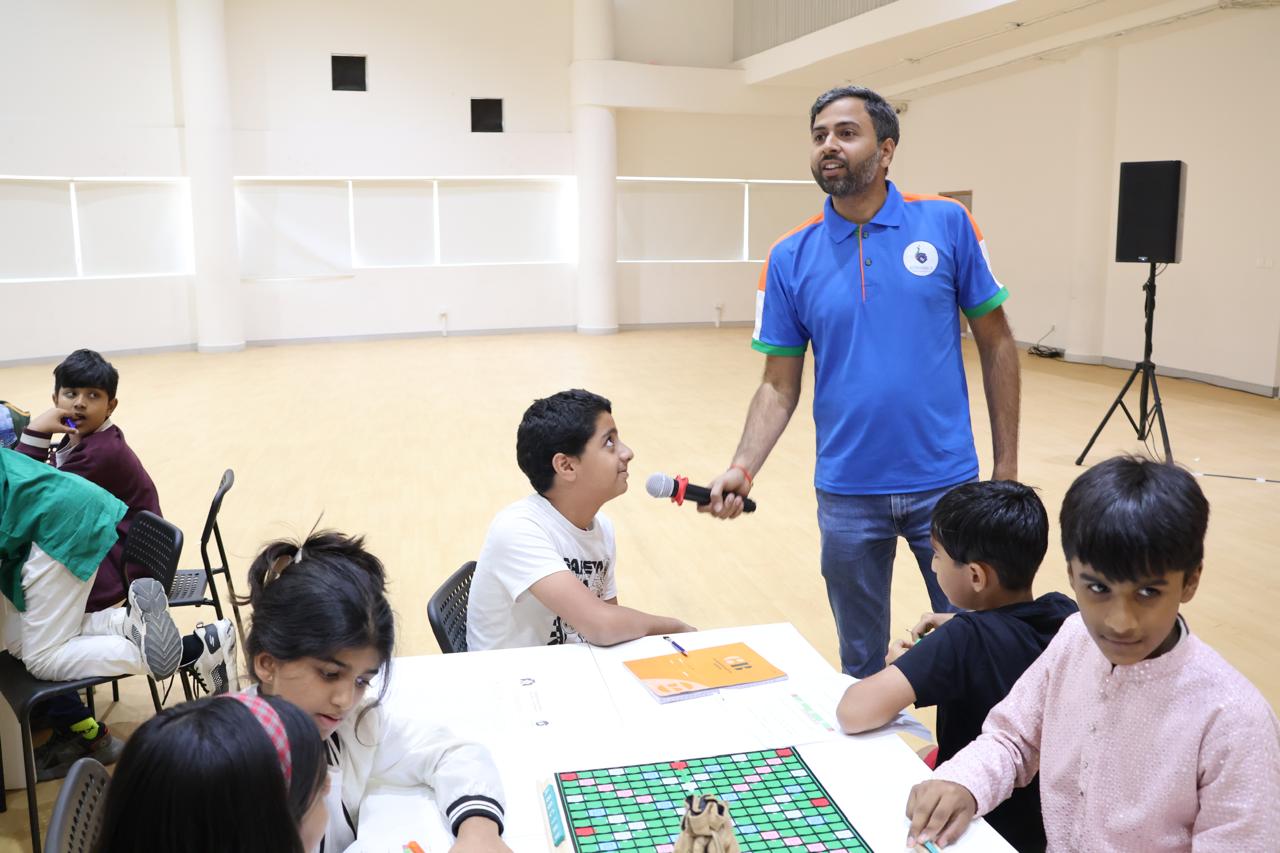 A workshop at Chaman Bhartiya School
